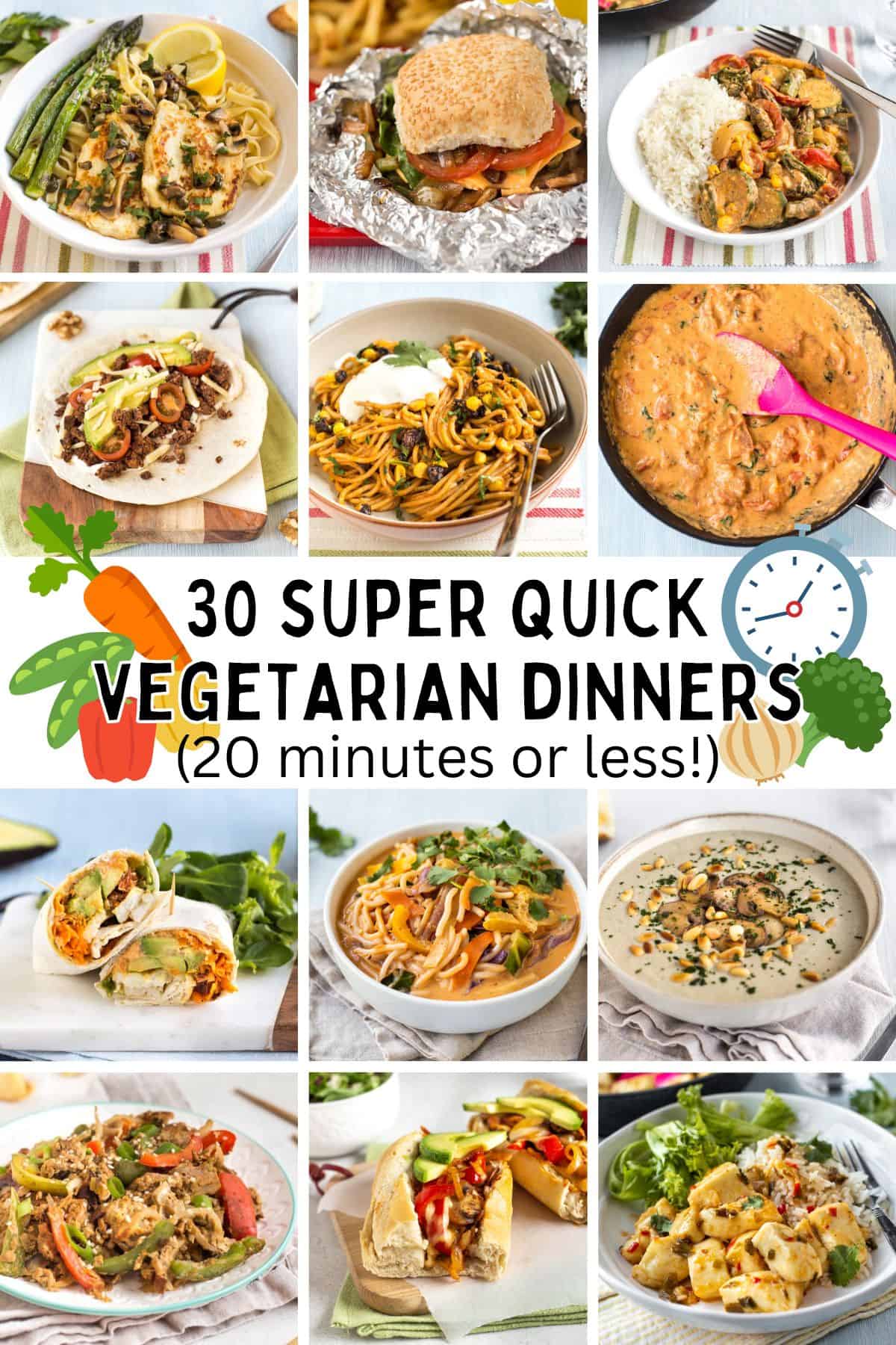 Top 10 Quick and Easy Vegetarian Dinners