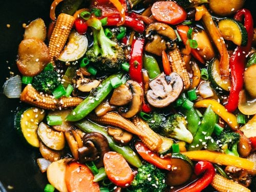 Flavorful Vegetarian Stir-Fries and Skillet Meals